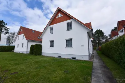 Das Gebäude in dem sich die Ferienwohnung befindet