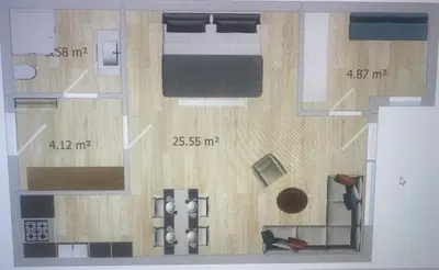 TV/Unterhaltungsangebot in der Unterkunft Apartmenthaus Frauenpreiss FeWo 111