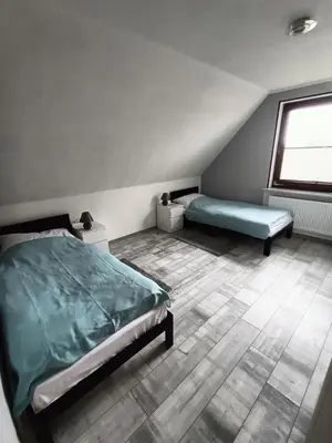 Ein Bett oder Betten in einem Zimmer der Unterkunft Ferienhaus Ant Fleet