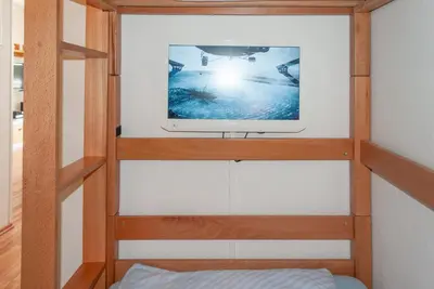 Ein Bett oder Betten in einem Zimmer der Unterkunft Haus Hanseatic, Wohnung 211