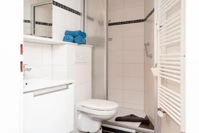 Ein Badezimmer in der Unterkunft Haus Hanseatic, Wohnung 302