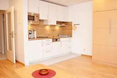 Küche/Küchenzeile in der Unterkunft Haus Hanseatic, Wohnung 410