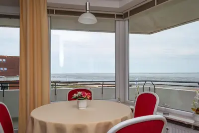 Ein allgemeiner Meerblick oder ein Meerblick von der Ferienwohnung aus