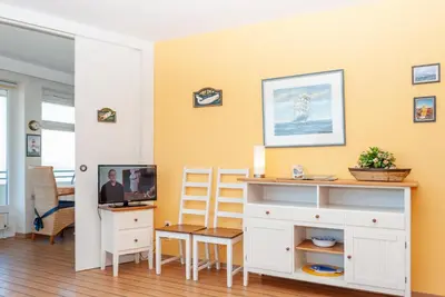 TV/Unterhaltungsangebot in der Unterkunft Haus Hanseatic, Wohnung 506