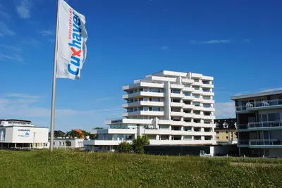 Das Gebäude in dem sich die Ferienwohnung befindet