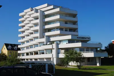 Das Gebäude in dem sich die Ferienwohnung befindet