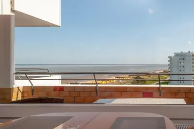 Ein Balkon oder eine Terrasse in der Unterkunft Haus Hanseatic, Wohnung 711