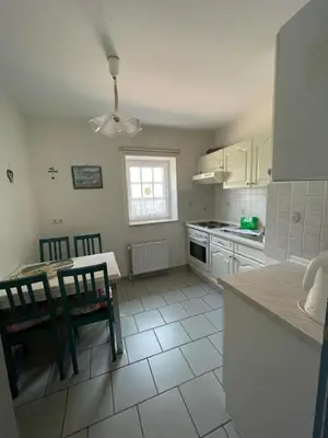 Küche/Küchenzeile in der Unterkunft Haus Nordseegruß 3