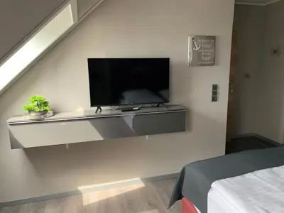 TV/Unterhaltungsangebot in der Unterkunft Seaside, Hohenzollernstr. 30 Wohnung 302
