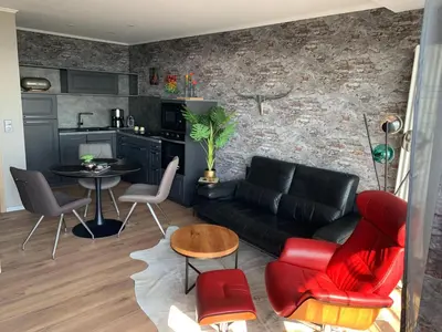 Küche/Küchenzeile in der Unterkunft Seaside, Hohenzollernstr. 30 Wohnung 302