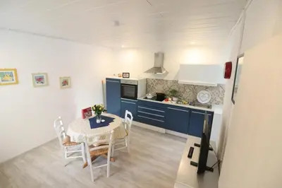 Küche/Küchenzeile in der Unterkunft Haus Hachtmann