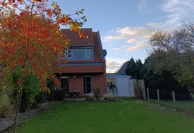 Ein Garten an der Unterkunft Ferienhaus Auszeit