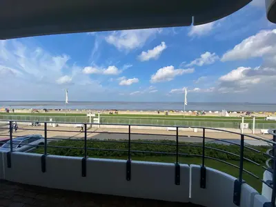 Ein allgemeiner Meerblick oder ein Meerblick von der Ferienwohnung aus