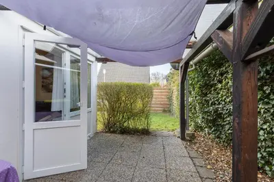 Ein Garten an der Unterkunft Wittdün