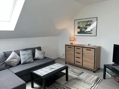 TV/Unterhaltungsangebot in der Unterkunft Ferienwohnungen EBBE und FLUT - Niedrigenergiehaus